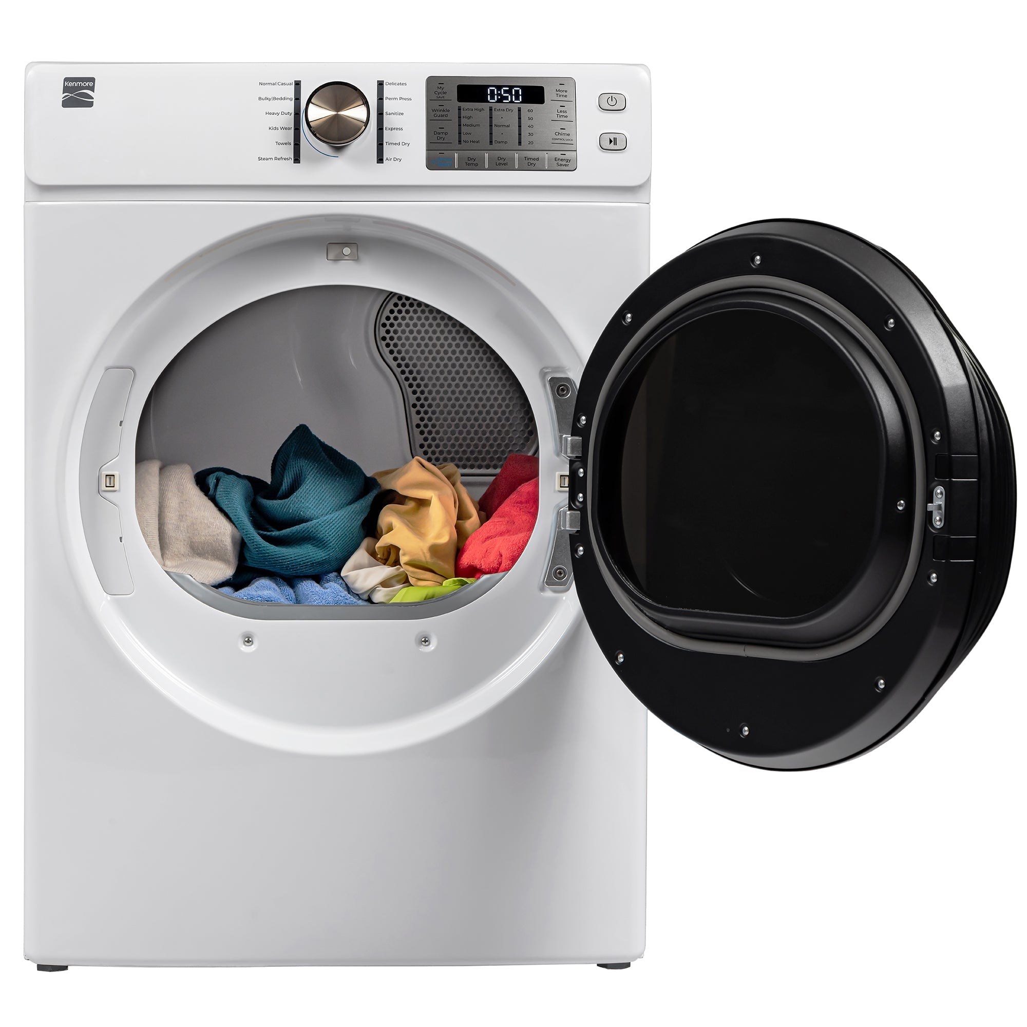 Kenmore 8.0 cu. ft. Dryer w/ Smart Dry & Steam – White