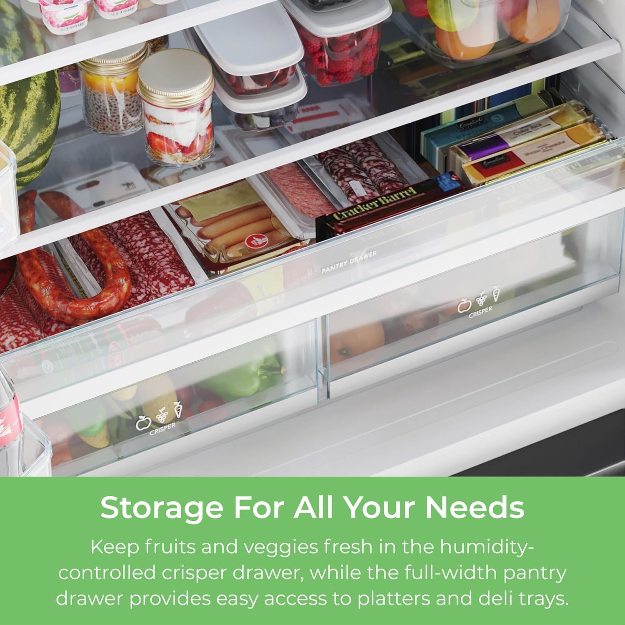 Kenmore 20.3 cu. ft. Counter Depth French Door Refrigerator - Stainless Steel
