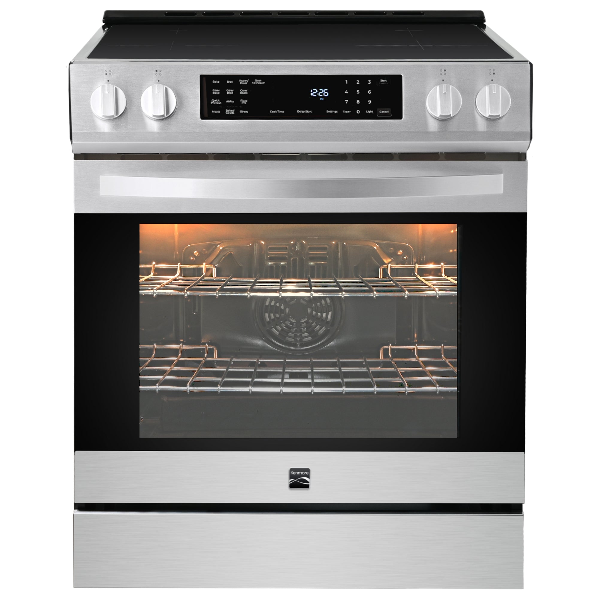Kenmore Pizza Pro induction range front view