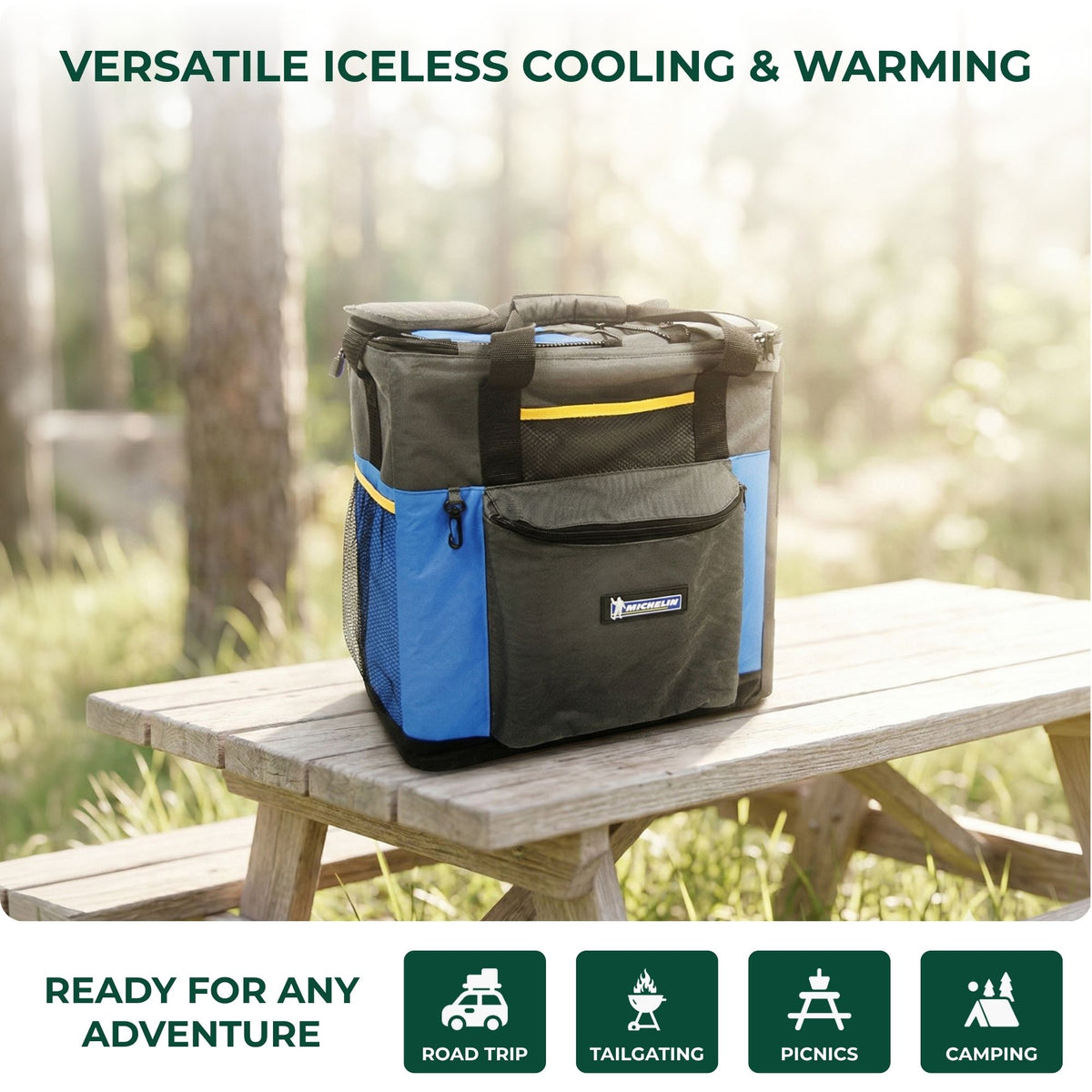 Michelin Thermoelectric Iceless 12V Cooler Warmer 14 L (15 qt)
