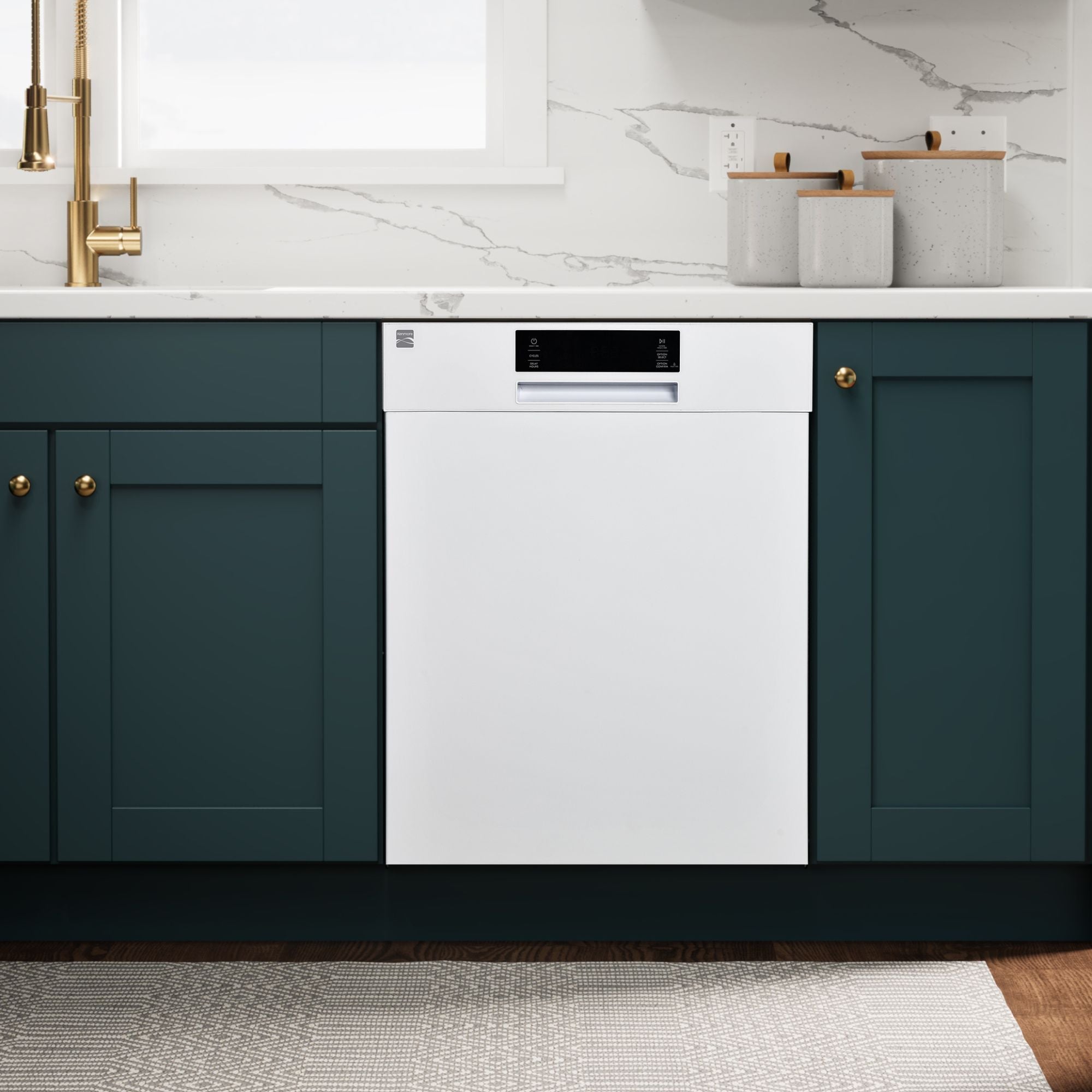 Kenmore 24" Dishwasher with UltraWash® System, SmartWash® and SmartDry™, White