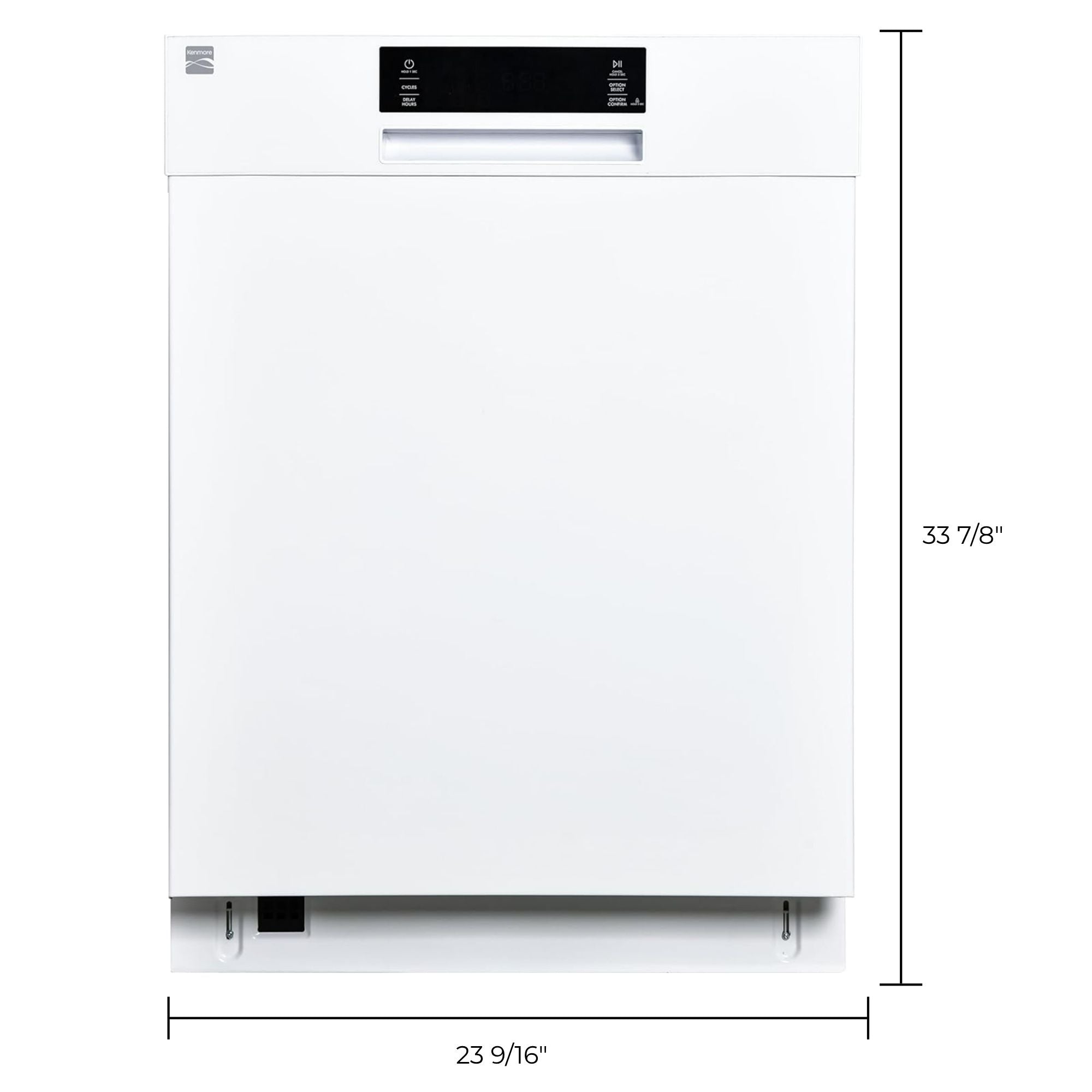 Kenmore dishwasher dimensions diagram
