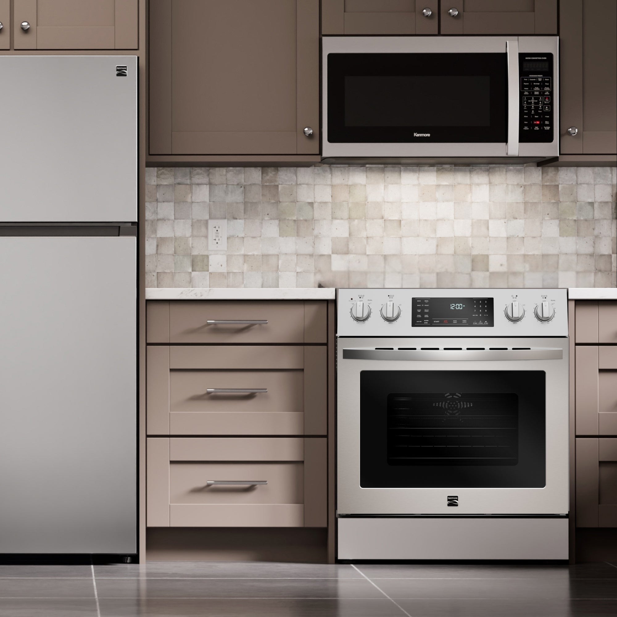 Kenmore 4.8 cu. ft. Front-Control Electric Range w/ Airfry