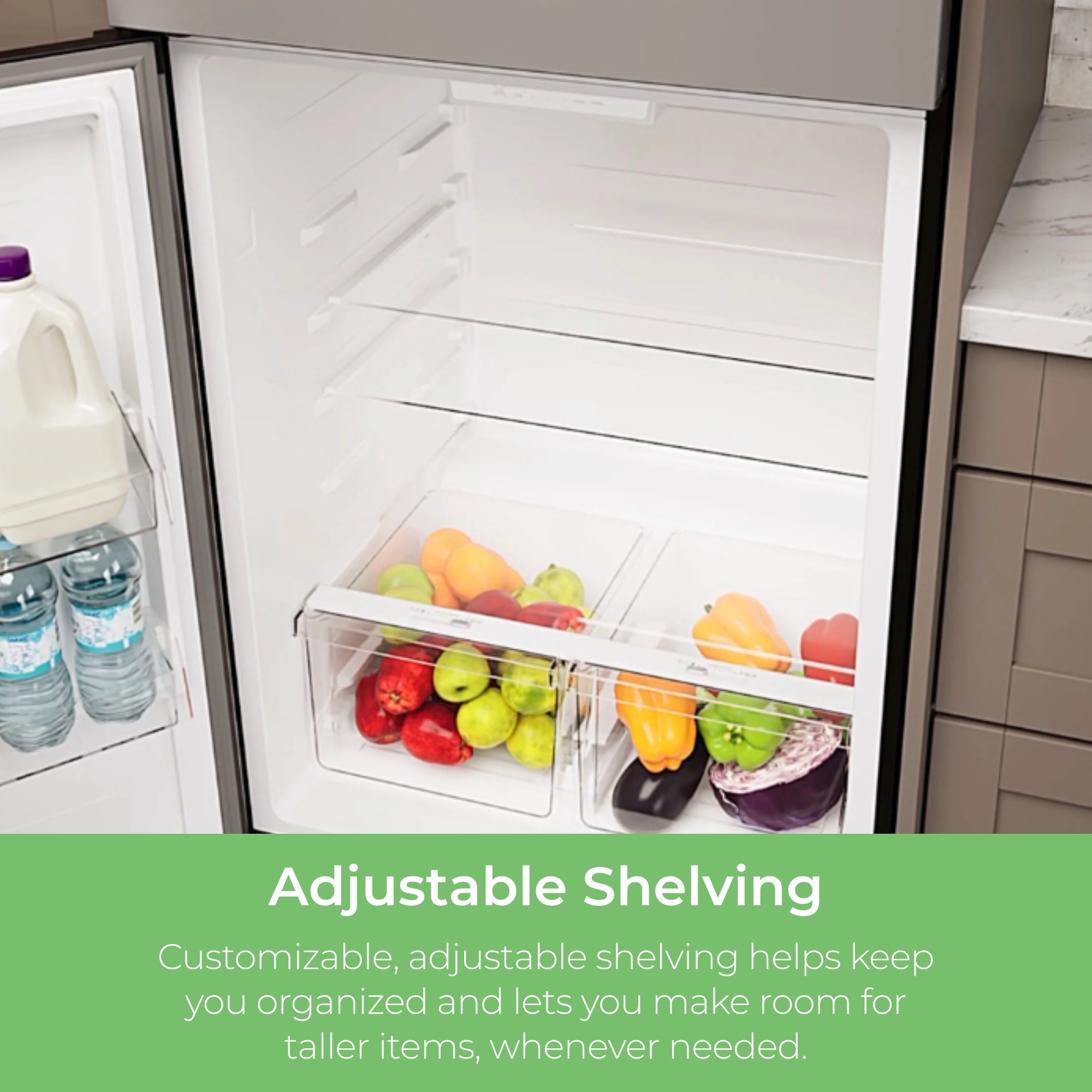 Kenmore 20.5 cu. ft. Top Mount Refrigerator w/ Pocket Handle – Fingerprint Resistant Stainless Steel
