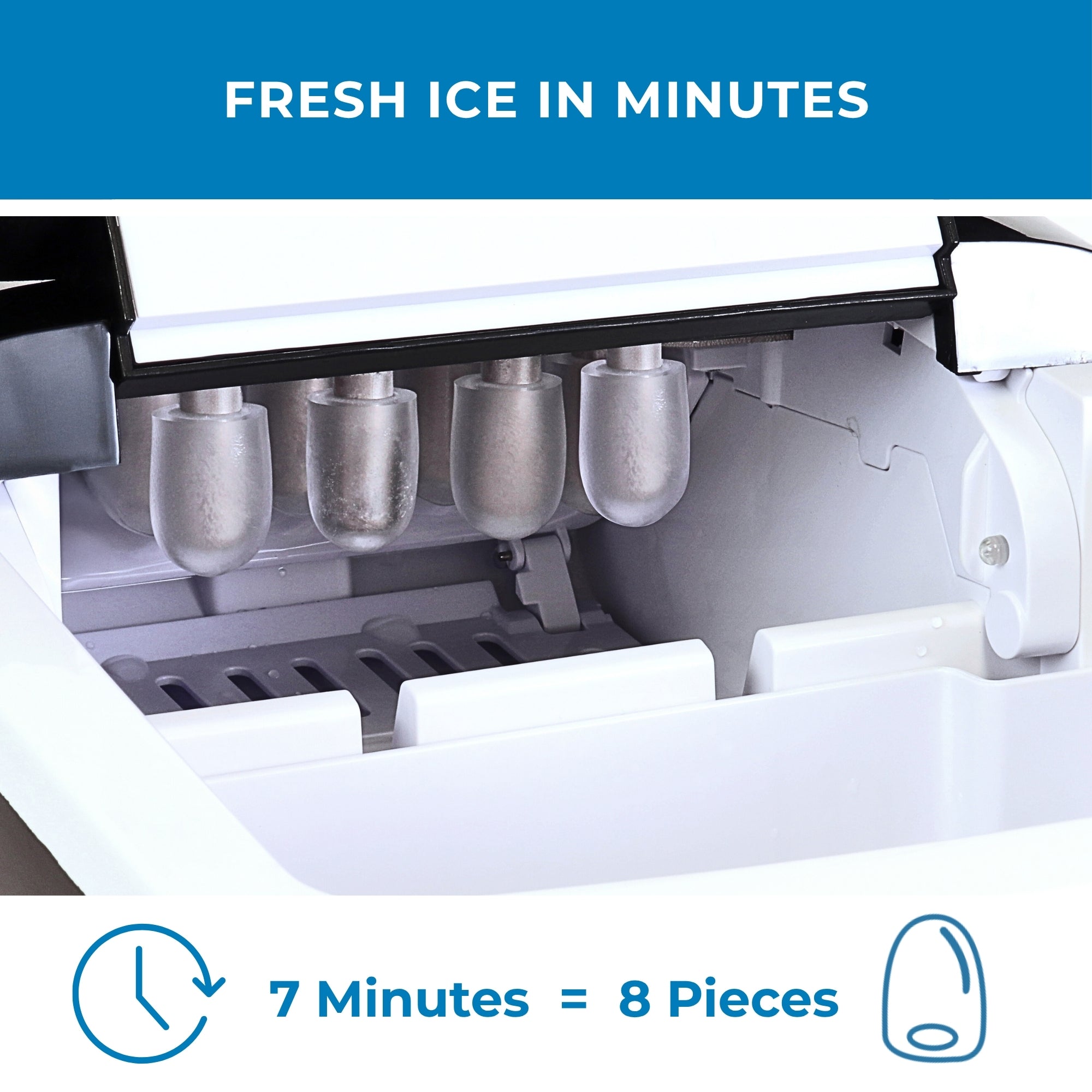 Koolatron Portable Countertop Ice Maker 26Lb/24Hr, Black