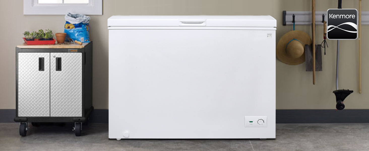 Kenmore Garage-Ready Chest Freezer | 8.7 Cu. Ft. (246L) | White