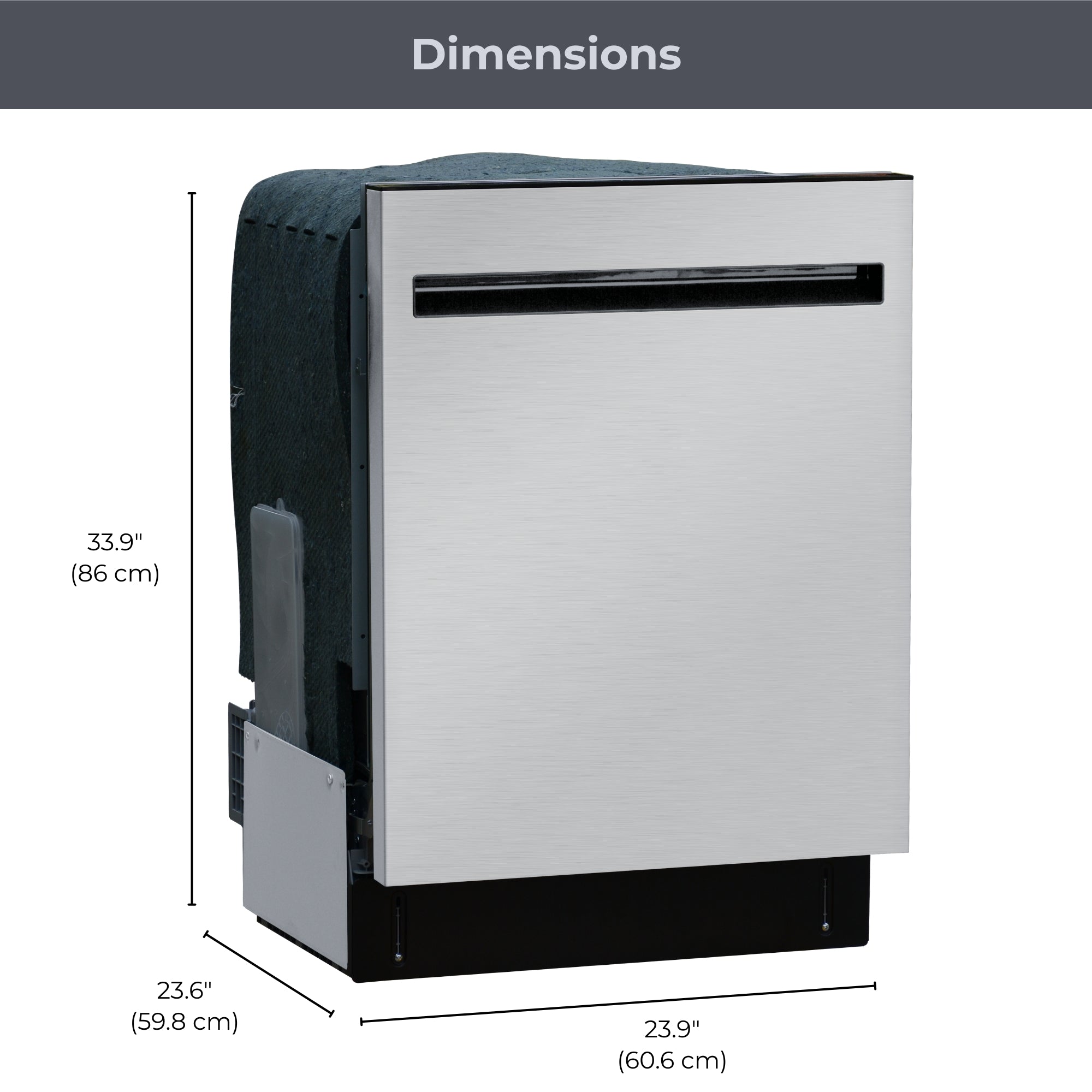 Kenmore dishwasher dimensions diagram