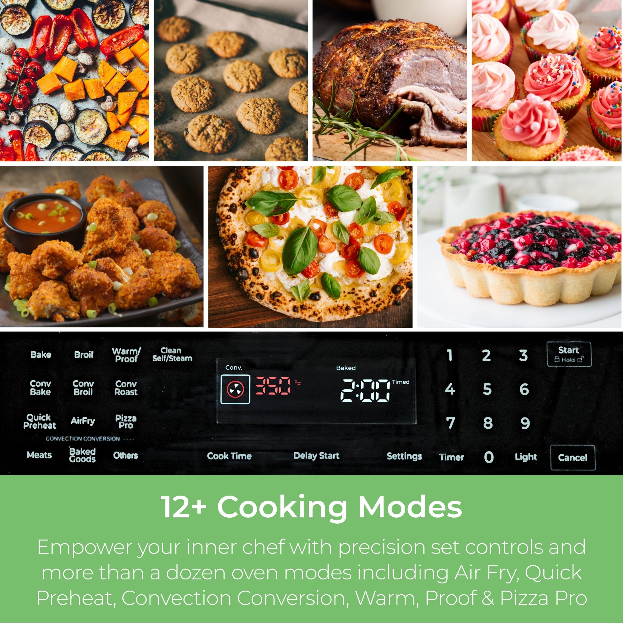Kenmore Pizza Pro control panel