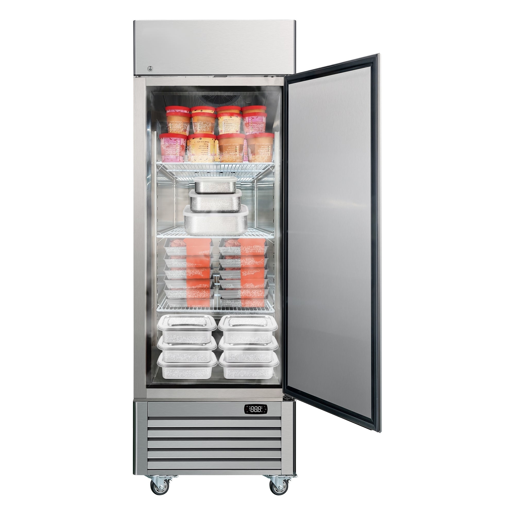 Kenmore Pro freezer stainless door handle