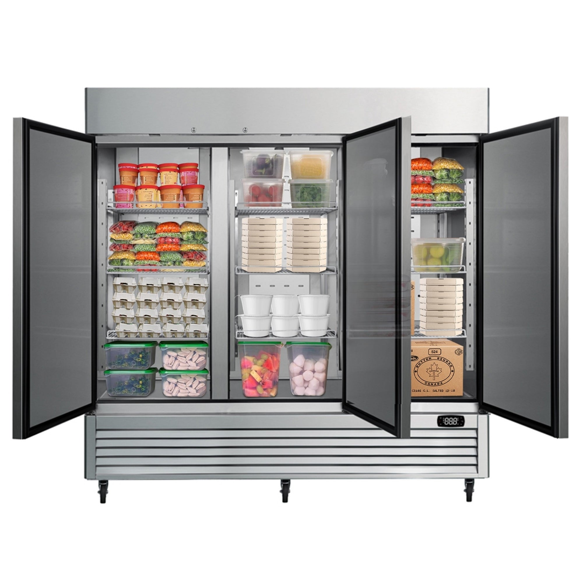 Kenmore Pro 72 Cu Ft Commercial Reach-In Freezer | Convertible