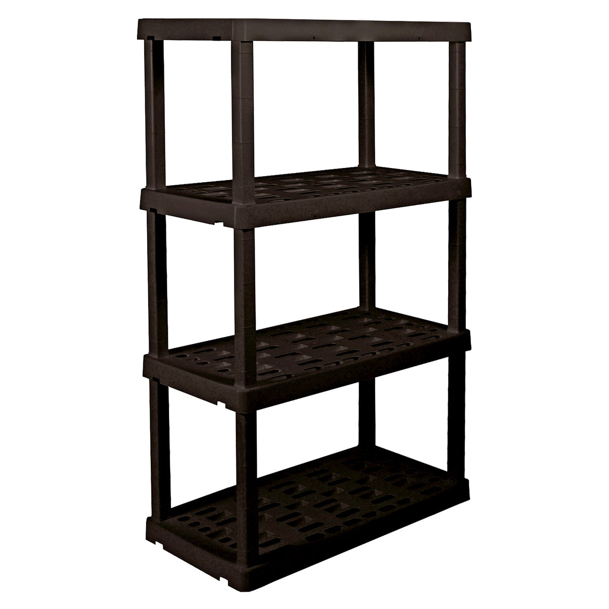 Oskar 4-tier shelf unit on a white background