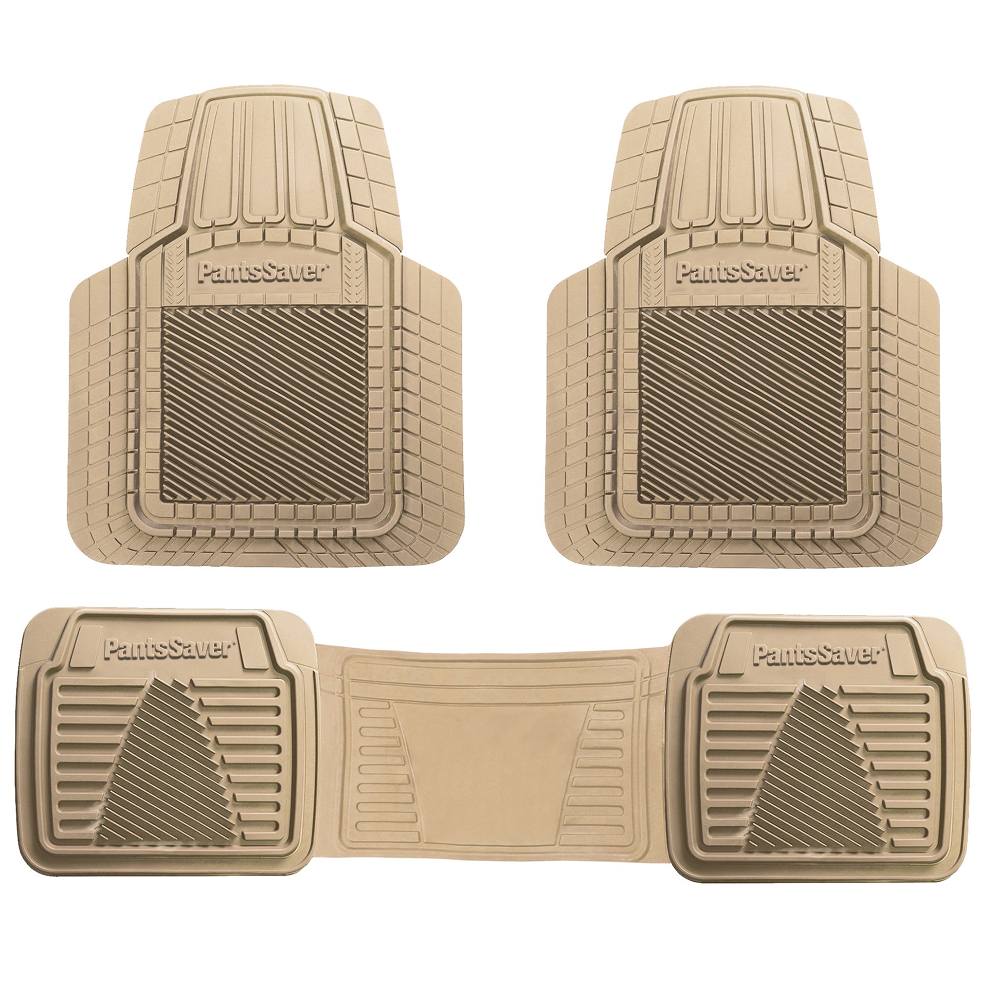 PantsSaver universal fit vehicle mats 3 piece set - Tan