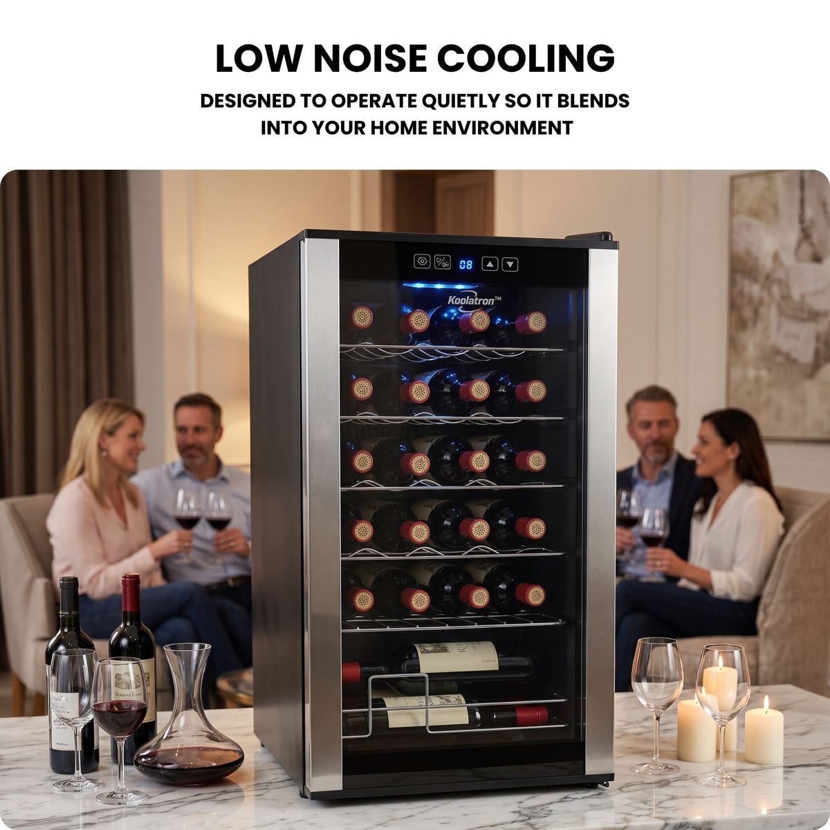 Koolatron 24-Bottle Freestanding Compressor Wine Fridge