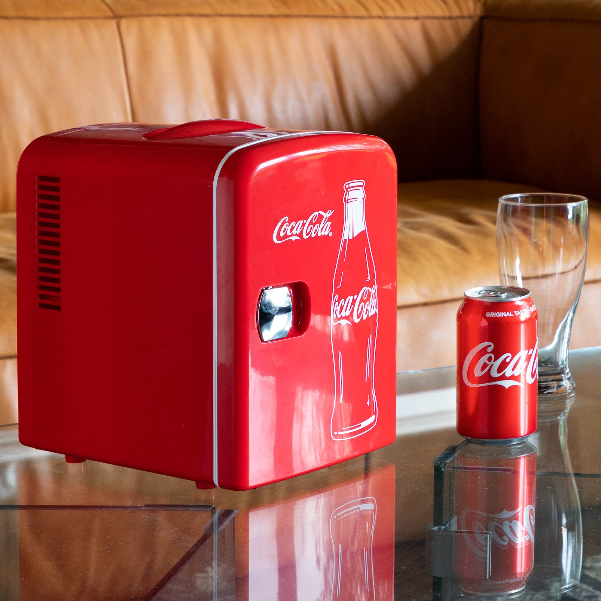 COCA COLA MINI CAN FRIDGE REFRIGERATOR COKE THERMOELECTRIC popular COOLER 12VDC OR 110AC