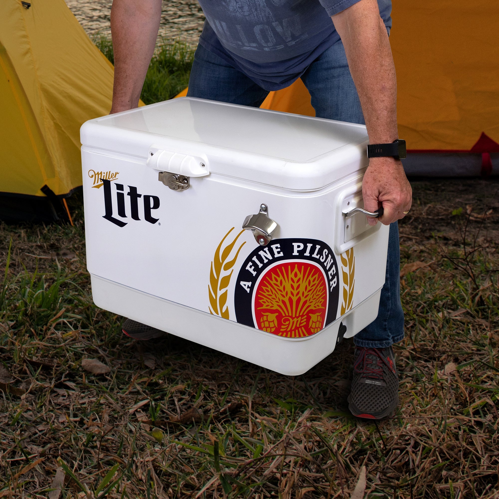 Miller Lite Ice Chest Cooler | Bottle Opener | 51L