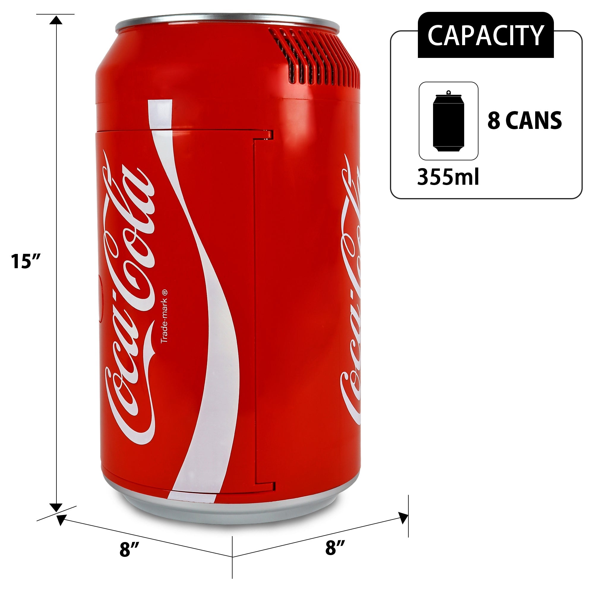 Coca Cola Portable Mini Fridge 5.4L | 8 Cans